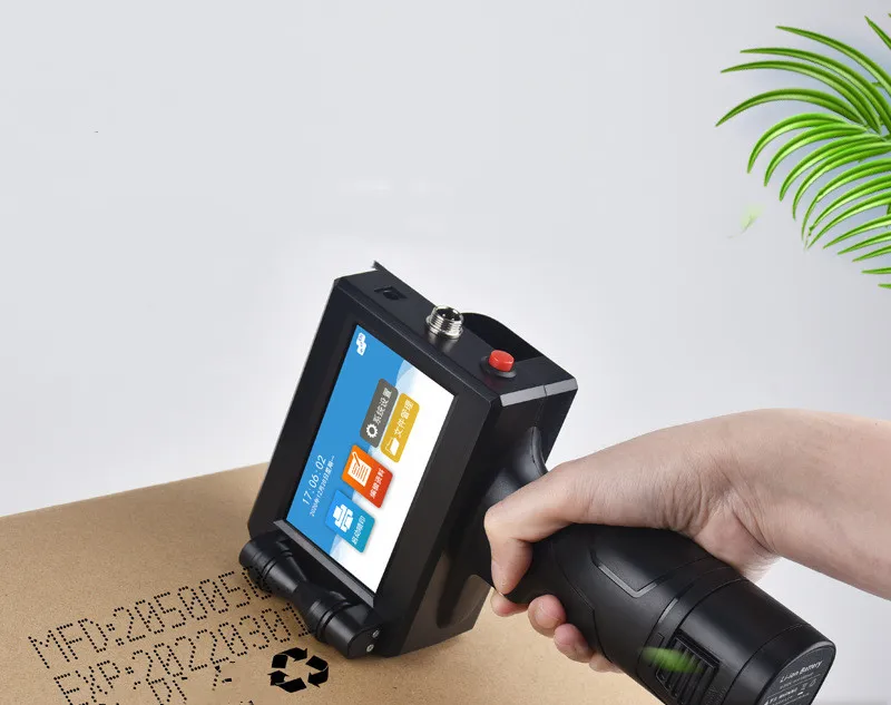 Handheld Inkjet Printer Printing Date Coding Machine Batch Number Inkjet Carton Outer Packaging Box Inkjet Machine
