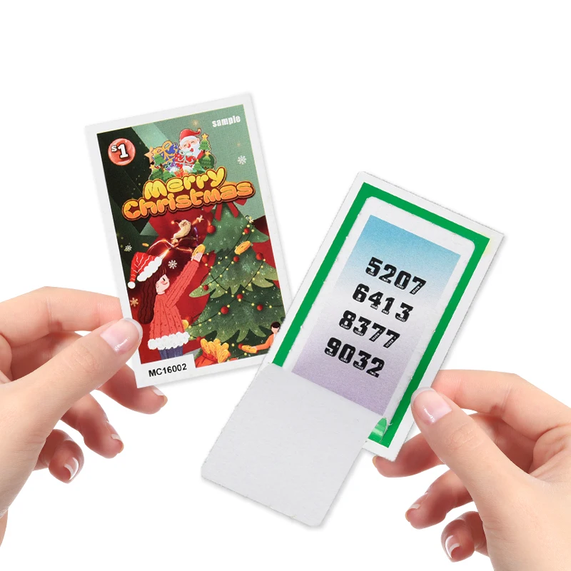 Design Support printing Services pull cards Multi-Pattern Pull Tab Tickets Wholesale Custom Print Cards