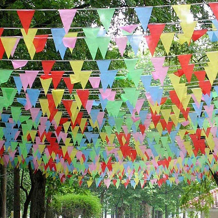 polyester custom logo team party national day all country banner pennant bunting flag