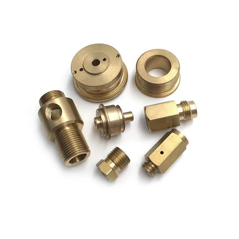 CNC Lathe Spray Head of Water Gun Brass Joint Oil Pressure Valve Connector Gas Pipe Copper Parts