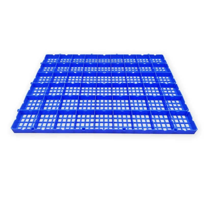 Splicing plastic mat moisture-proof board plastic tray800 * 800 mat warehouse board breeding board