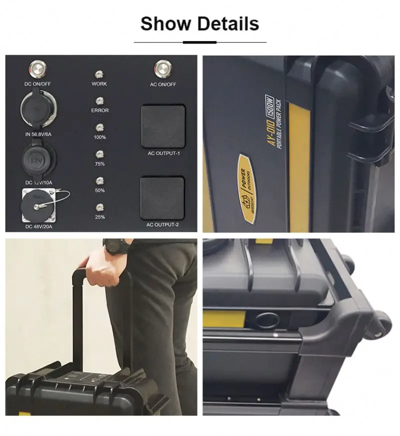 Generador Solar 1000W 110V Generator 2 Kw Fuelless Mini Mobile Generating 2000W Suitcase For Fridge And Ac 8 Mw Con Panel