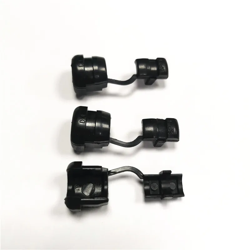 Прямая Заводская поставка, белый и черный цвет, релейный светлый Резиновый силовой кабель, рельефная втулка