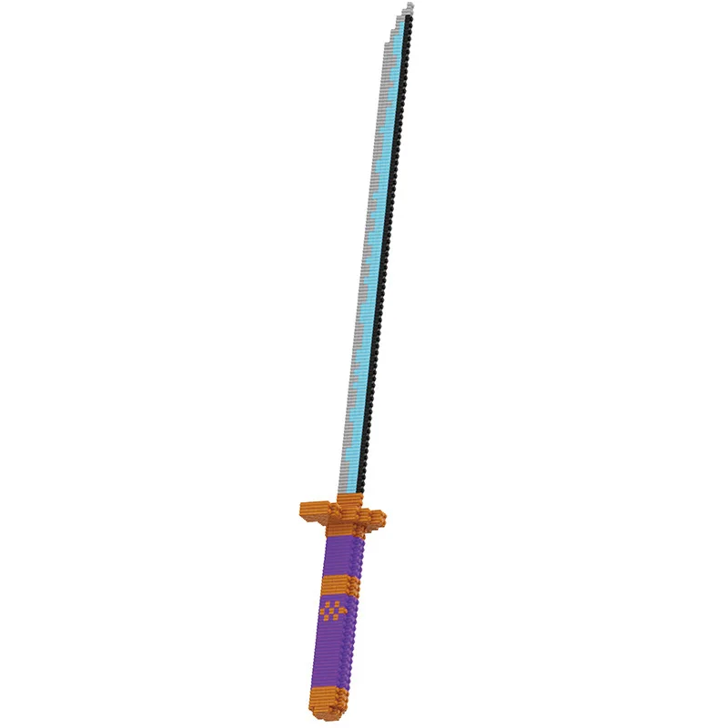 6161-7068 anime tool prop warrior sword model creative decoration Building Blocks plastic Toy gift for kids boys girl