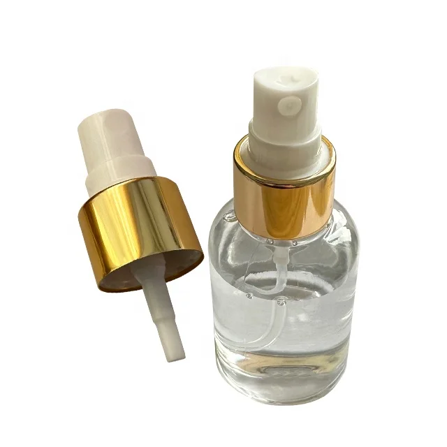 High Quality 18mm 20mm 24mm 28mm White Gold Silver Spray Pump for Perfume Spray Gold Mist Sprayer Aluminum Fine Mist Sprayer