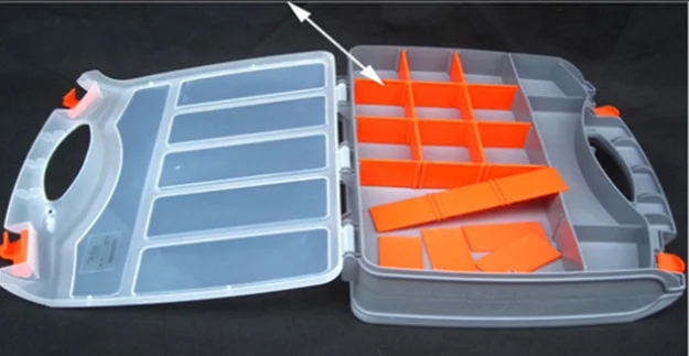 Saferlife NEW Double Sided  Opening tool box perfect hard case for Home & Workplace Safety first aid kit of 50 person