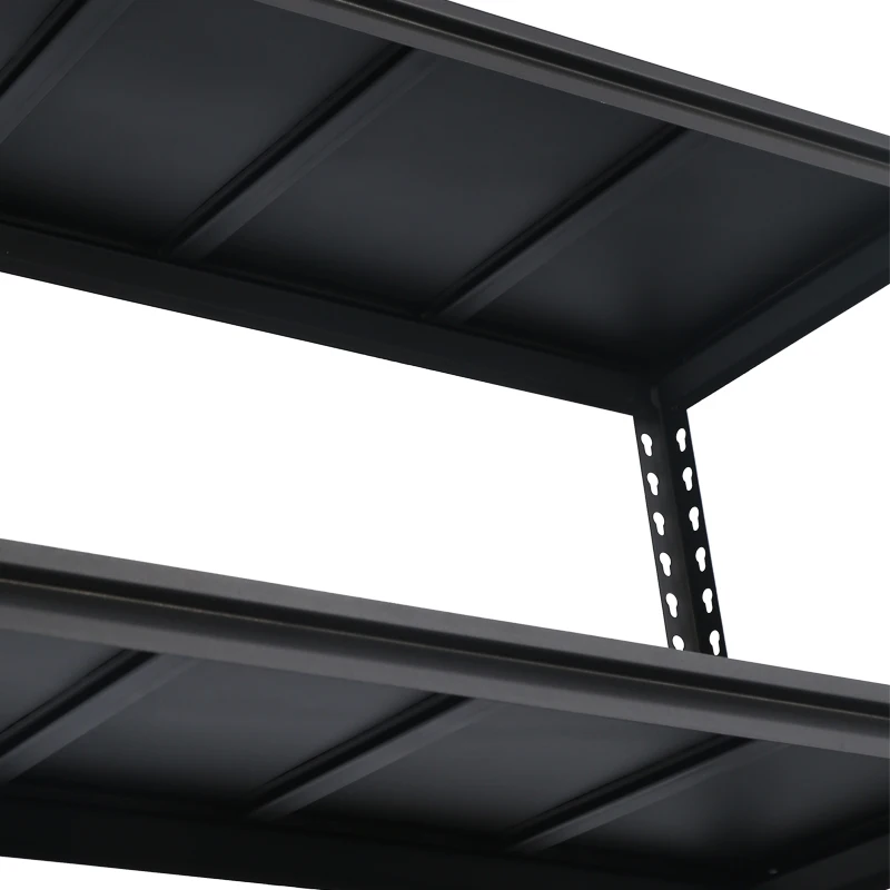 Rak Penyimpanan Rak Otot Baja 5 Tingkat Tugas Berat Berat Protector Corrosion Protection Boltless Shelving Garage Shelves