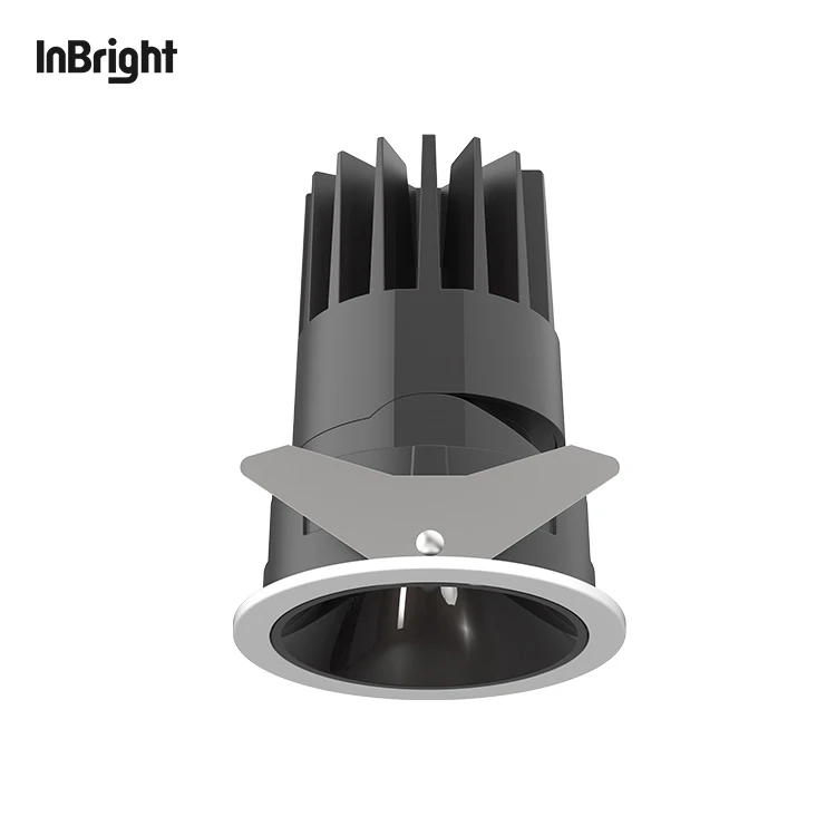Indoor Ceiling Light Recessed Down Light 8W 18W 25W Anti Glare IP65 Waterproof LED Adjustable Moving Head Downlight