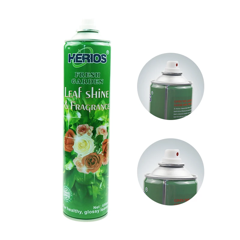 HERIOS Chrysal Leaf Shine Spray For Indoor Plants Makes Leaves Glossy Clean and Shine Easy to Use Aerosol Plant Spray