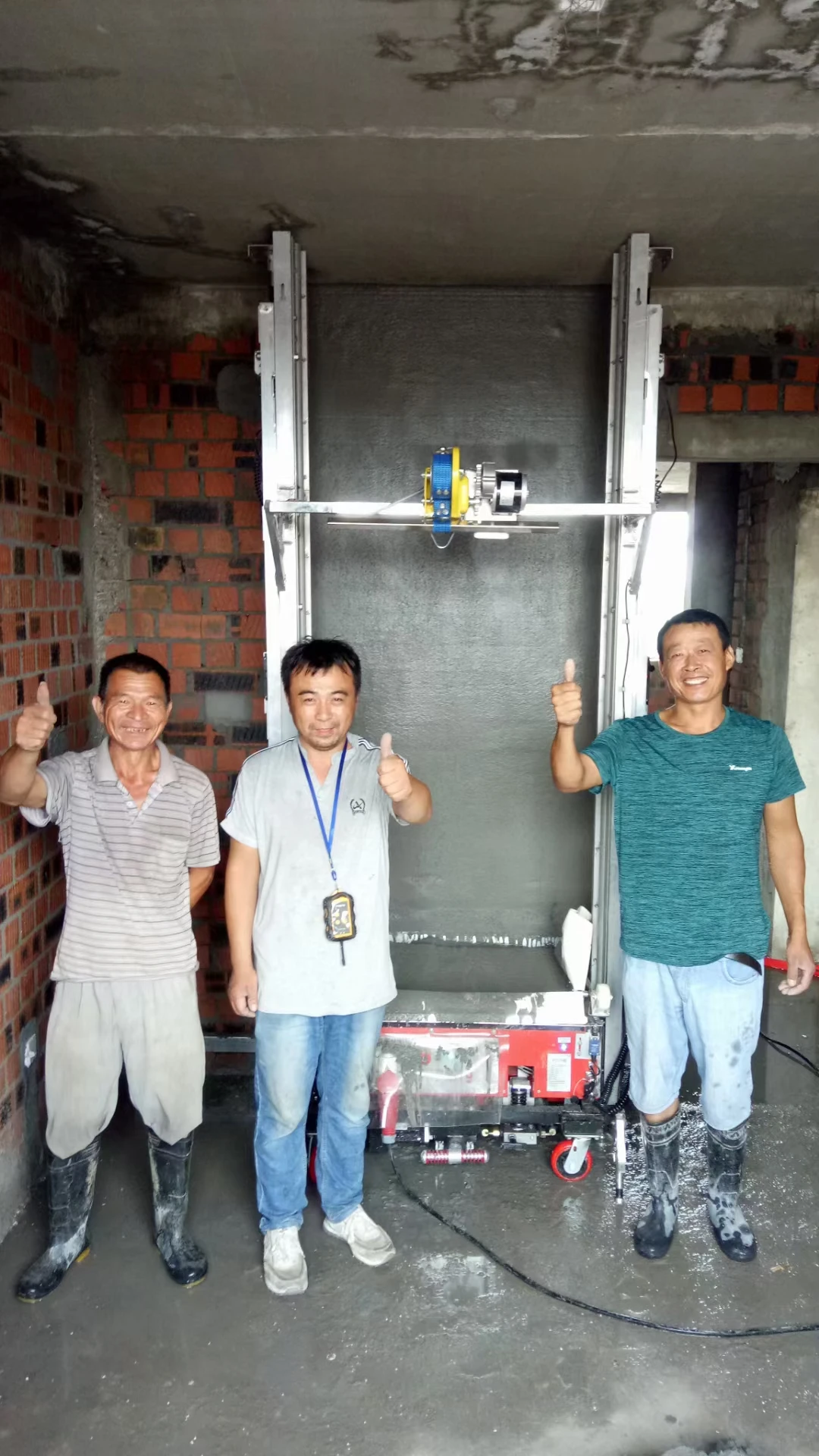 automatic plastering machine for wall cement concrete pump 2024