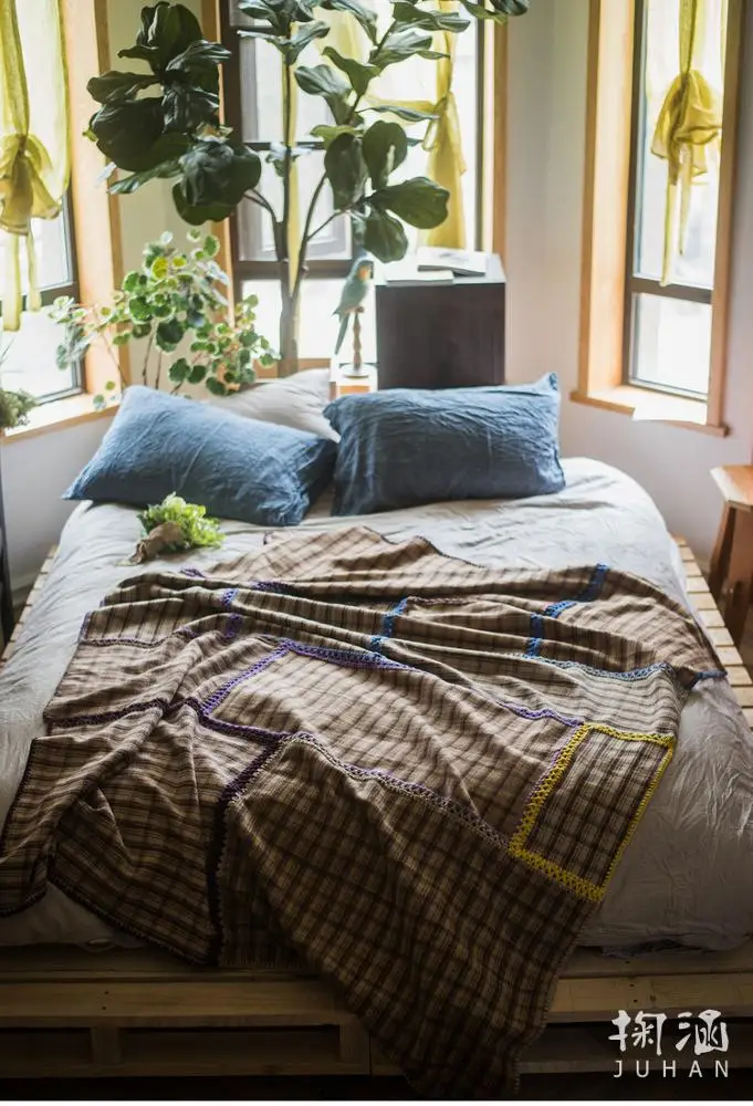 
Hot selling Personalized Monogram fabric stitching patchwork quilt patterns for bedding 