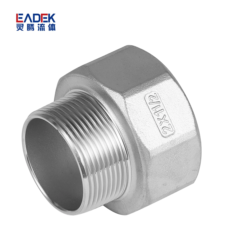 Factory supplier Stainless steel pipe fittings ss 304 ss316 npt bspt bsp female threaded 90 degree elbow
