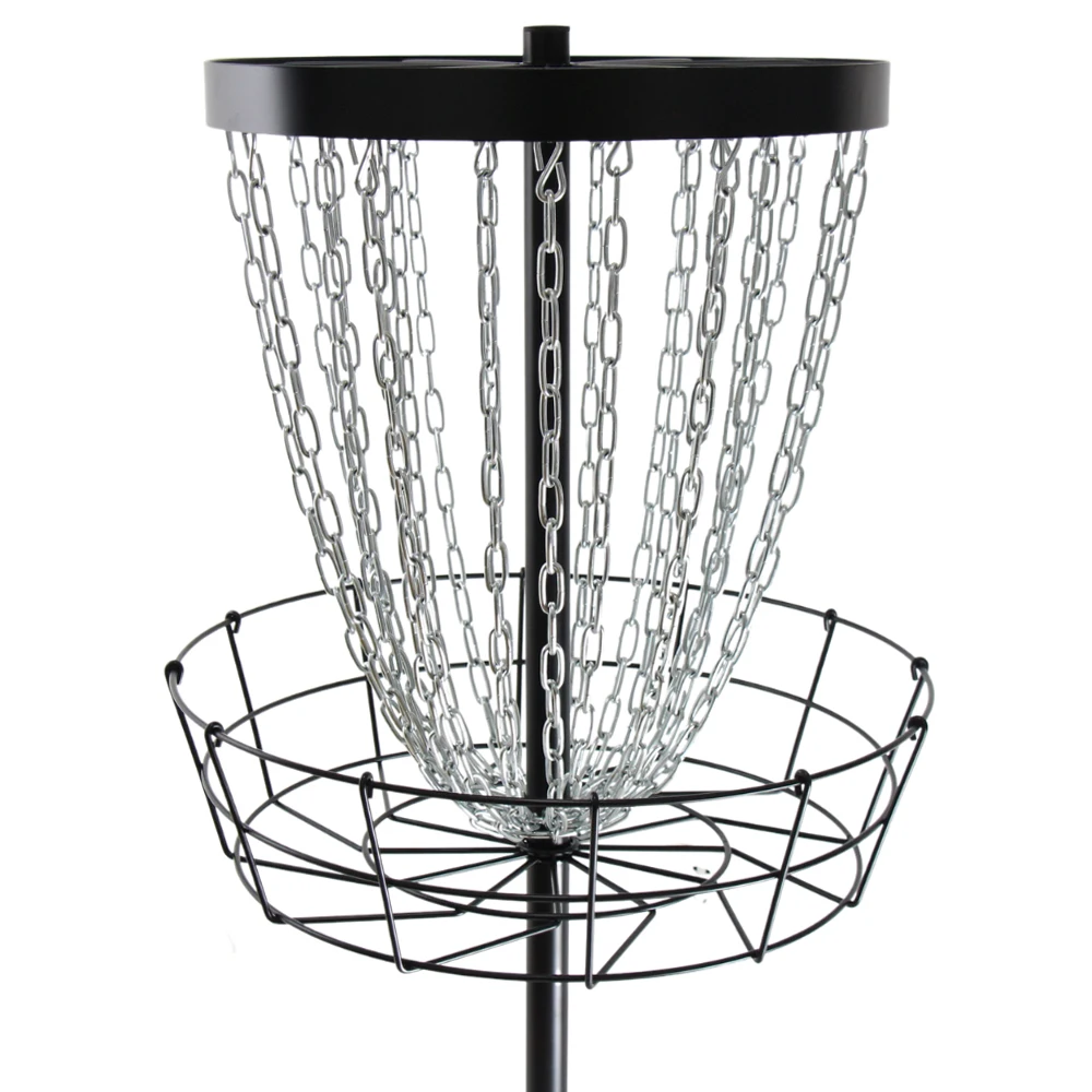 Одобренная PDGA корзина для гольфа с диском, 24 цепи, переносная корзина для гольфа с диском для тренировок