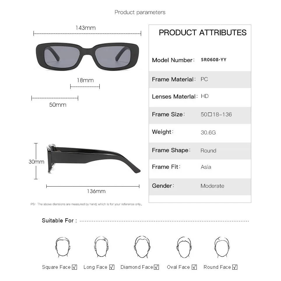 New Wholesale Small Frame Women Cheap Candy Fashion Retro Trendy Glasses Men Design Sunglasses