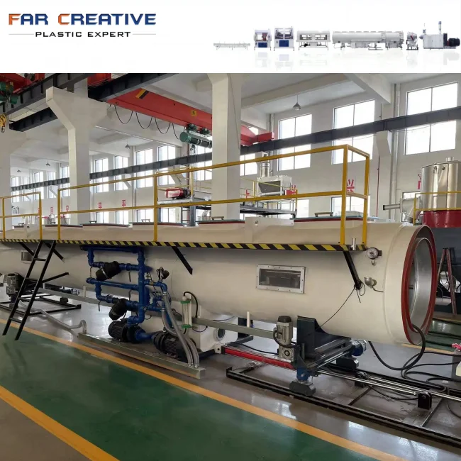 FAR CREATIVE Automatic Drainage Extruding PVC Pipe extrusion Making Machine Extruder Line