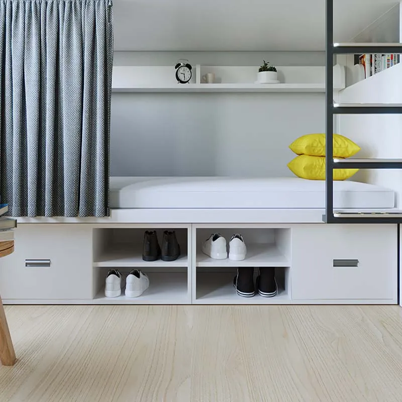 2024 Space capsule hotel bunk beds sleep hostel bunk bed box capsule bed sleeping pods