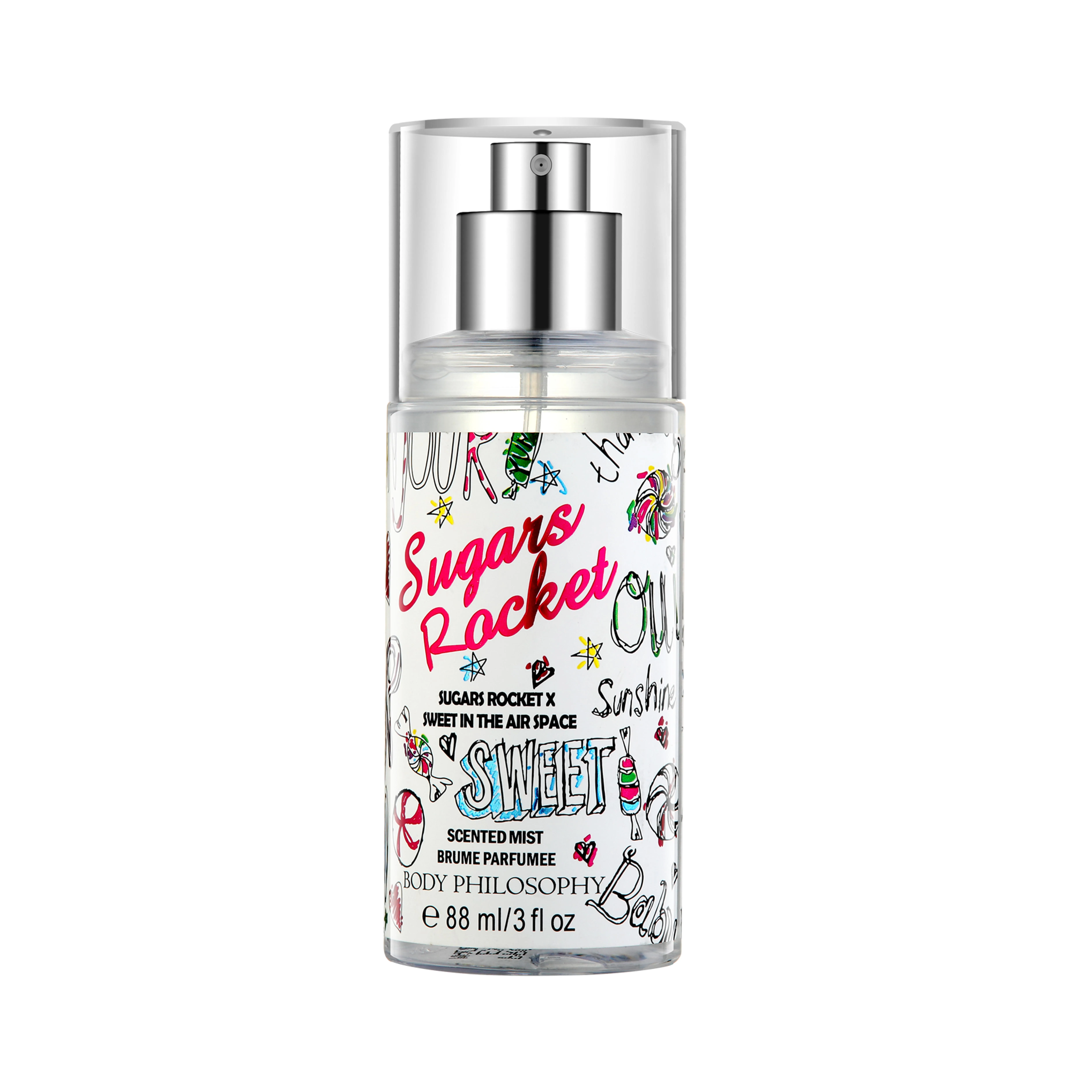 Factory wholesale 88ML Body Spray Perfume Deodorant Lasting Fragrance Body Mist Splash
