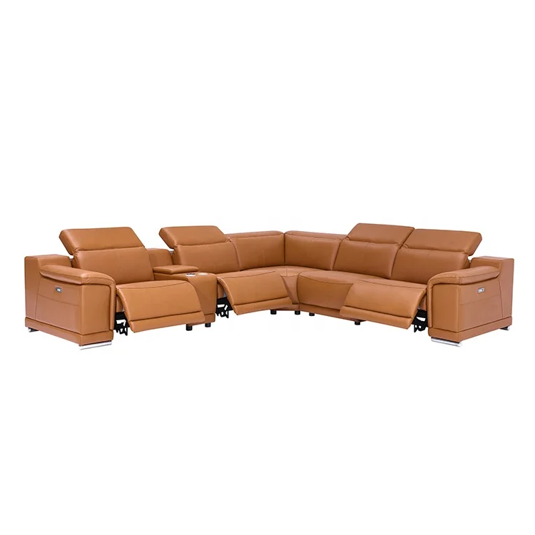 Manufacturer leather sectional sofa set living room furniture leather recliner sofa pure leather sofa sets for living room