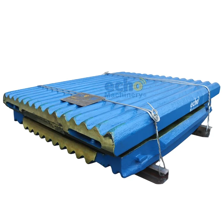 Mn13Cr2,Mn18Cr2,Mn22Cr2 manganese steel BR380 jaw plate