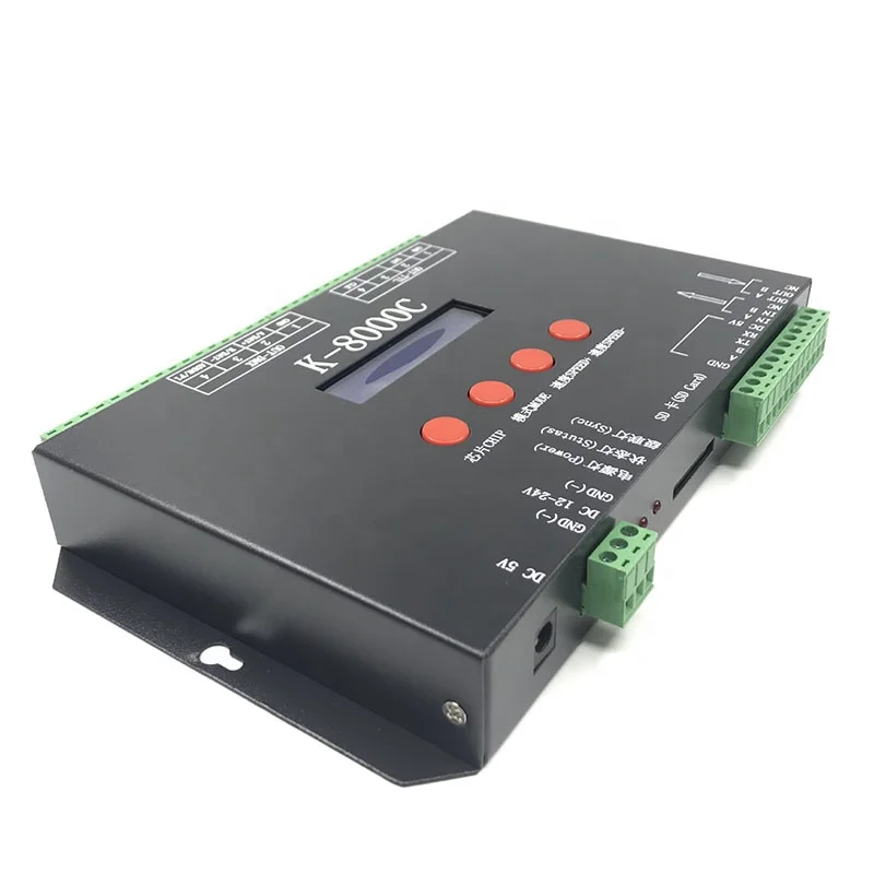 Wholesale DC5V-24V T1000/T8000 Pixel LED Controller SPI Signal Output Pixel Controller For UCS1903 WS2811 WS2812B WS2813