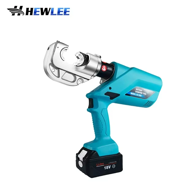 HEWLEE EZ-400 Manual Oil Retraction Cordless Battery Hydraulic Crimping Tool Price Wire Tighten Tool Electric Crimper