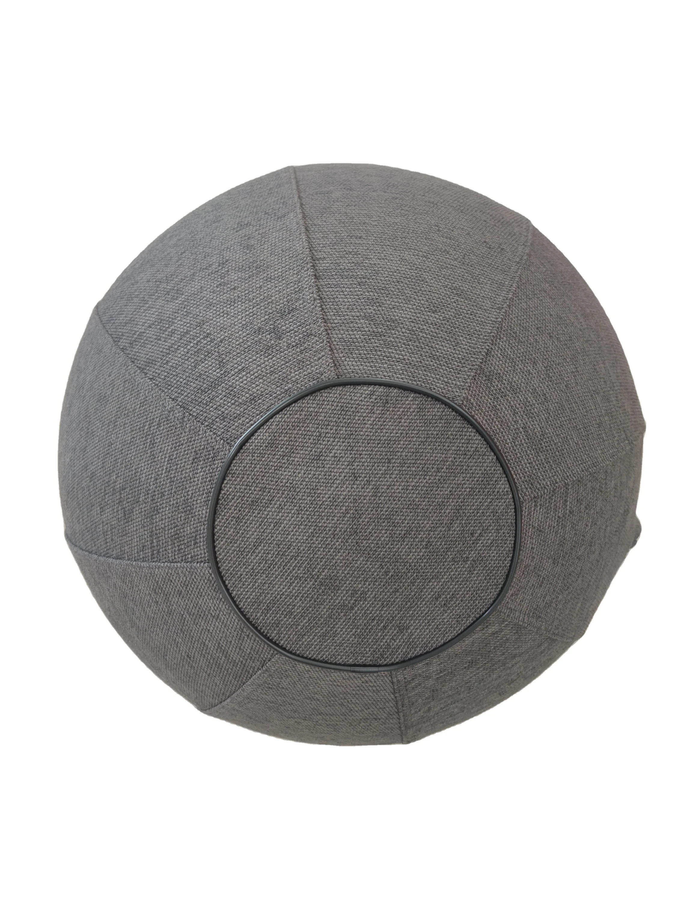 factory quality 65cm fitness gym pvc yoga sitting exercise balance ball with custom flannel cover