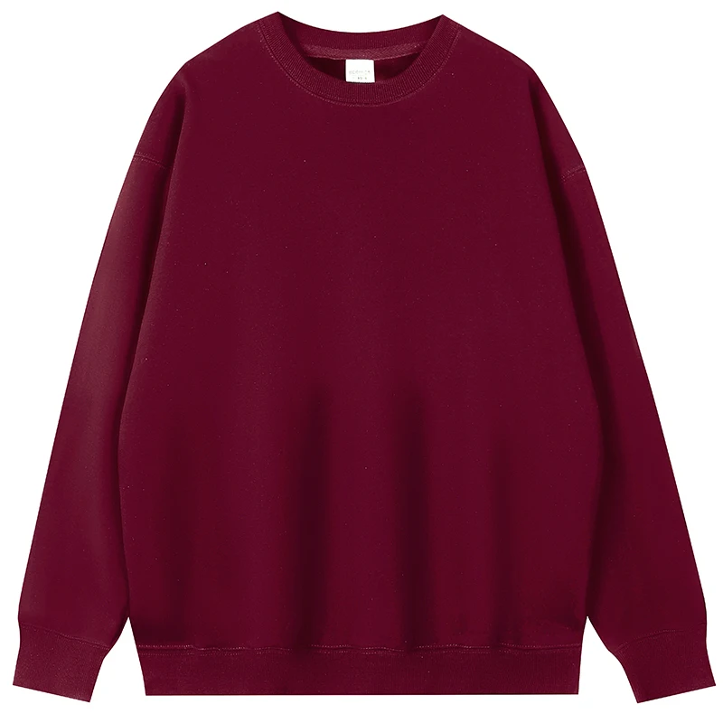 2024 Wholesale Custom Heavy Pullover Sweatshirt Embroidery 400 Gsm sweatshirts unisex crewneck pullover custom logo