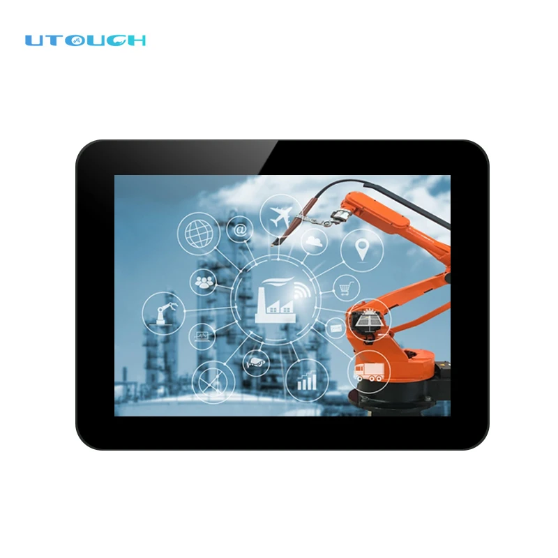 10/12/15/17/19 дюймов 10 точек Водонепроницаемый IP65 емкостный все в одном промышленный сенсорный экран панель ПК Планшет для линии автоматизации