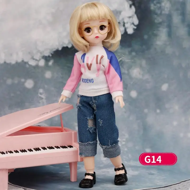 Surprise Gift Kids Friendly Playmate Moveable Limbs bjd Cute Ball Jointed Doll for Girl Daily Play