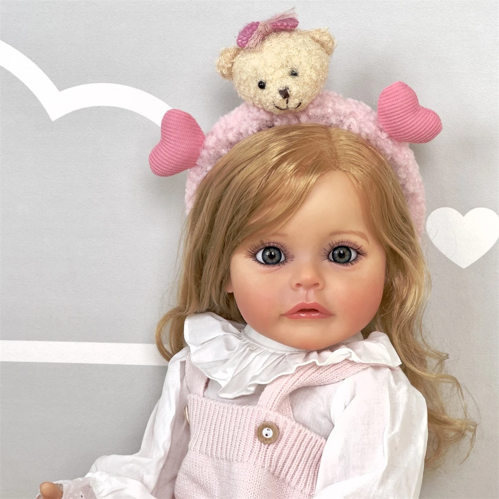 Creative Gifts 55CM Silicone Soft Vinyl Reborn Doll Arms Legs Lifelike Girls Toys Dolls Real Baby Dolls