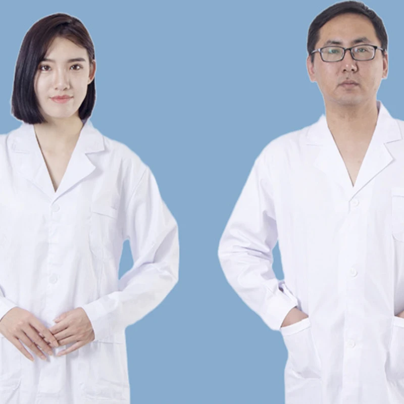 High Quality Hospital Doctors Surgical Clinic Overalls Lab Coat Hospital White Gowns underscrub