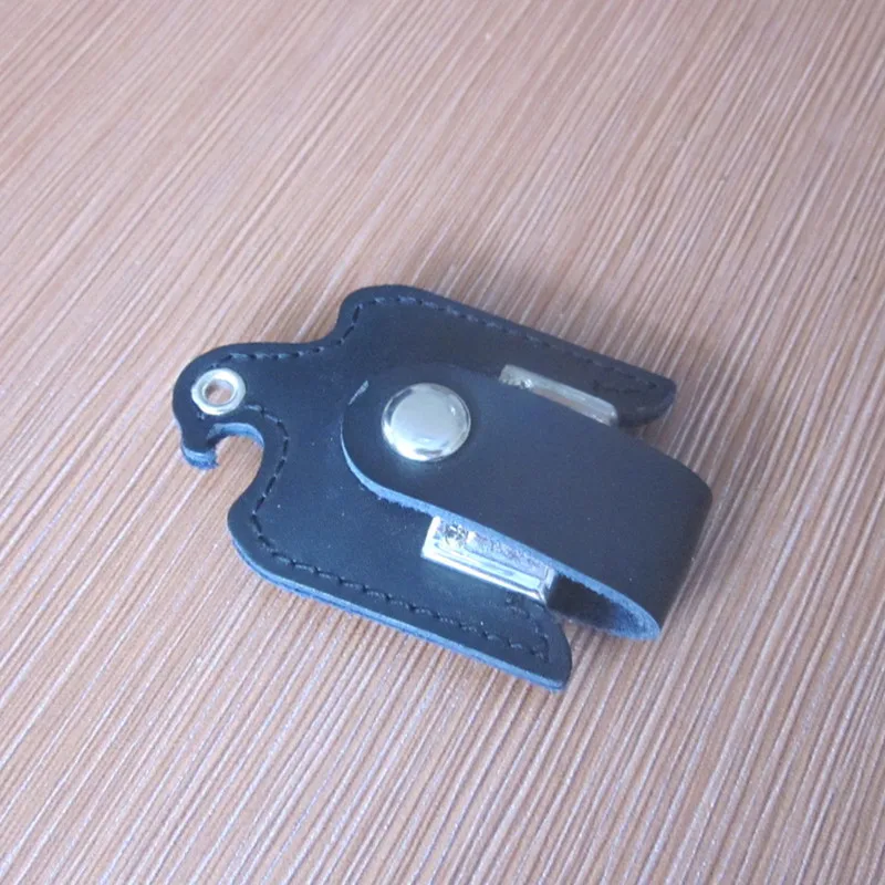 Hot selling promotional gift usb 3.0 interface customized logo printing Eagle shape leather case usb flash drive