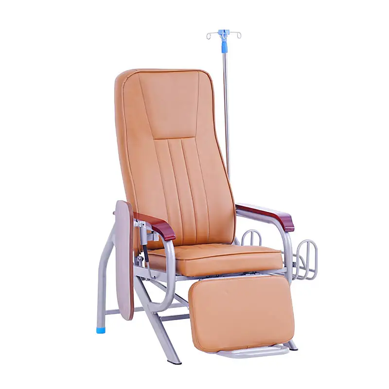 SKE005-2 SAIKANG Hospital Clinic Medical Patient Transfusion Reclining Chair With IV Stand