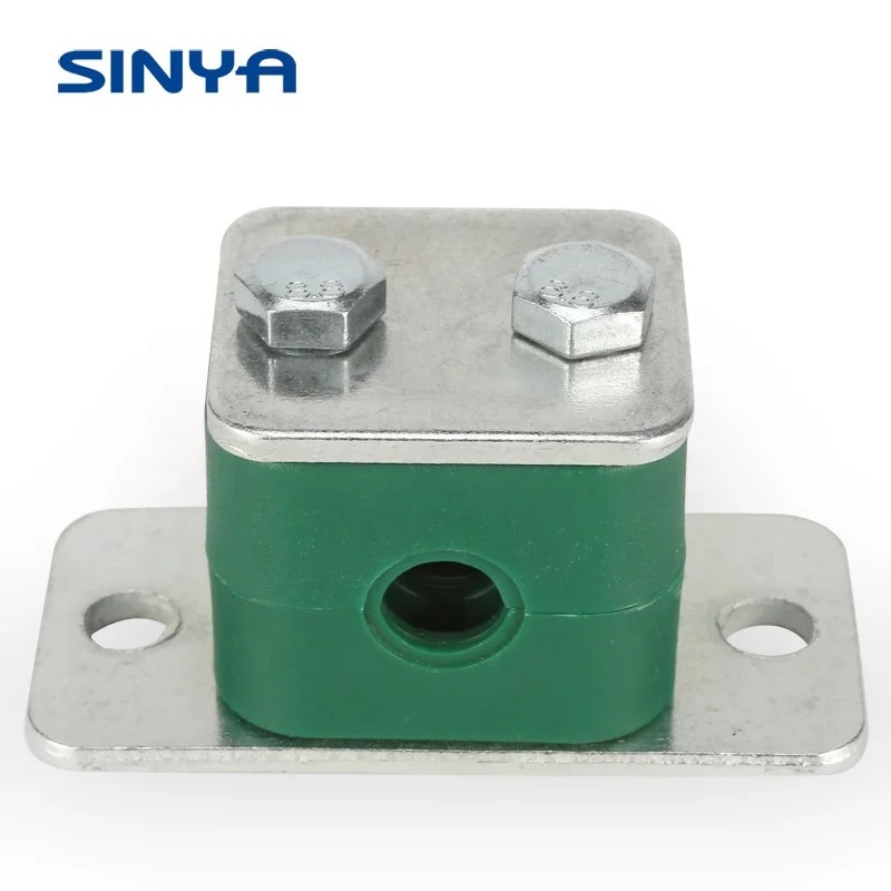 DIN 3015 пластиковые трубы зажим углеродистая сталь оцинкованная одно отверстие длинная пластина болтами