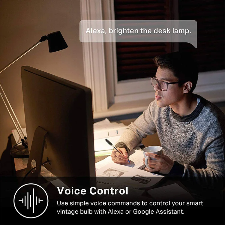 Manufacturer Warm White e27 c35 Wife frosted Led Filament Bulb Christmas Light Bulbs Tuya with BSCI CE