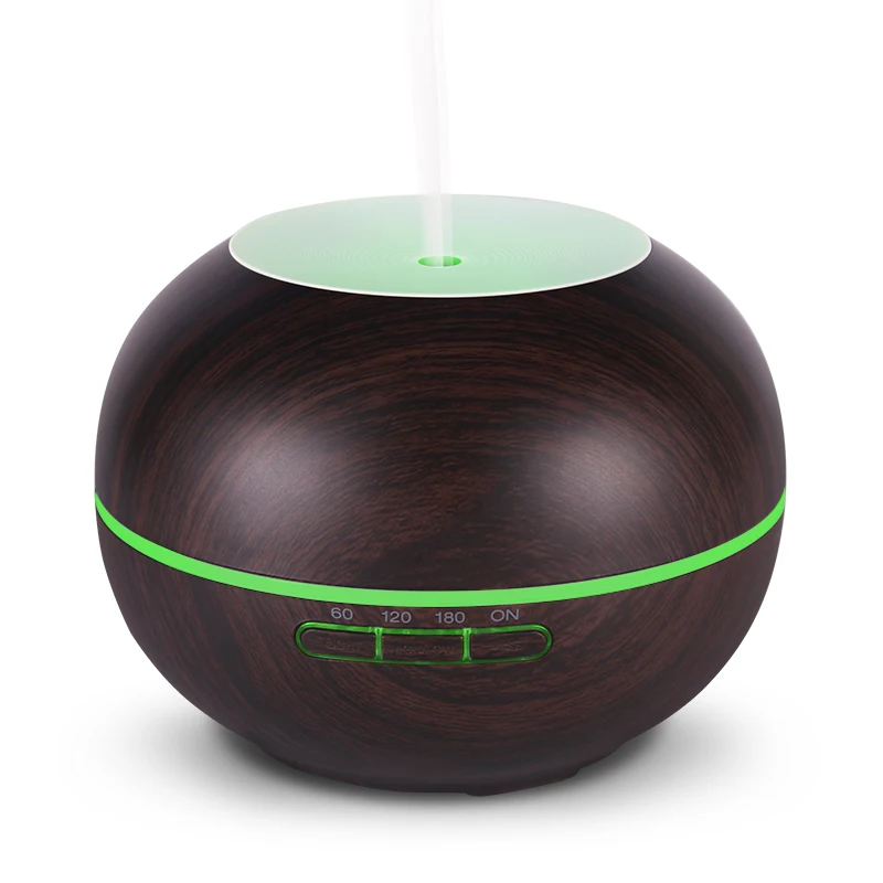 
Dark wood grain electric air diffuser aroma oil humidifier 