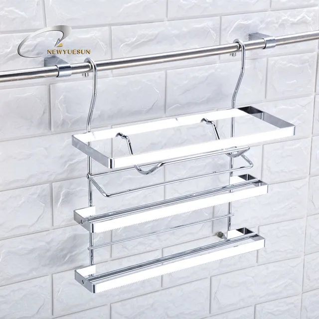 Kitchen Pots And Pans Organizer Rack Ceiling Mount Cookware Rack Hanging Hanger Have Hooks