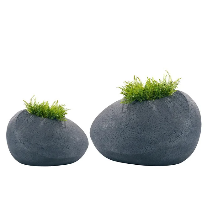 Hot Sale 56X41X29CM Nordic Style Nordic Creative Garden Pot Large Plant Pots Fiberglass Flower Pots FRP Flowerpot