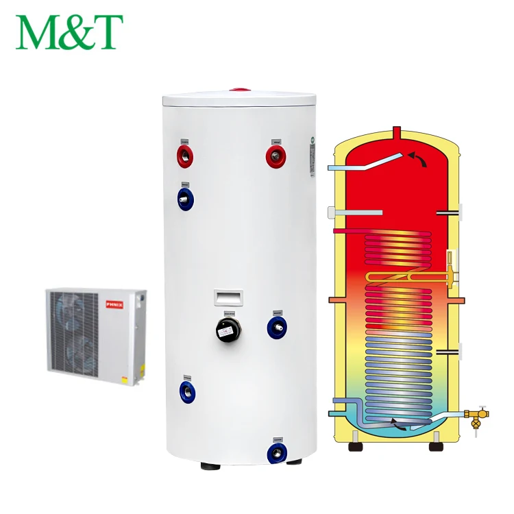 Good Quality Heat Pump Water Heater Storage Tank 200L 100L Heat Pump Hot Water Tank For Swimming Pool