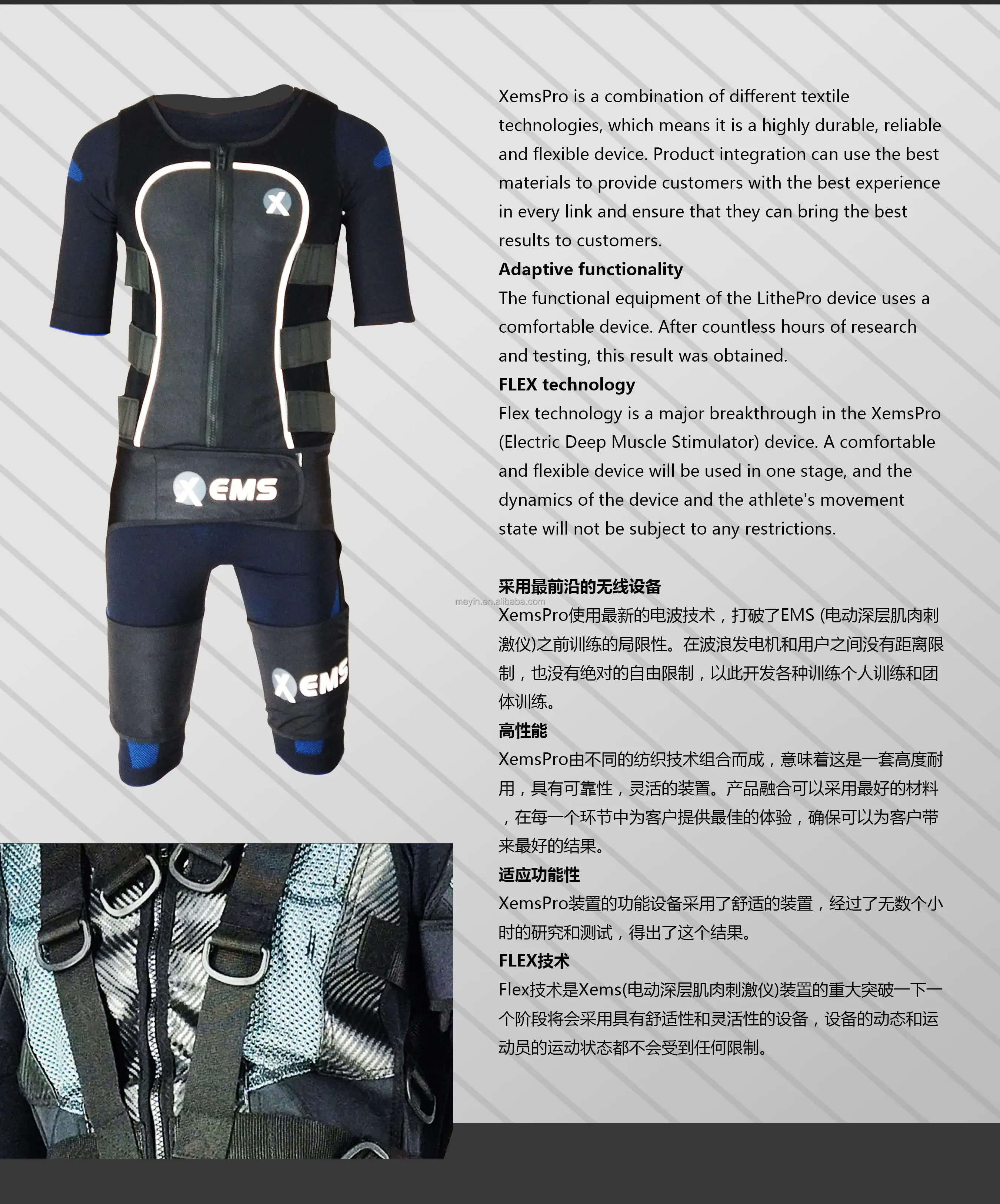 ems training equipment suits/Xbody/Fitness Equipment/EMS Muscle Stimulator Machine