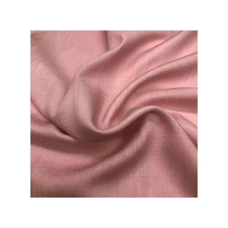 
Top Selling poly rayon viscose fabric 21S viscose linen like fabric 