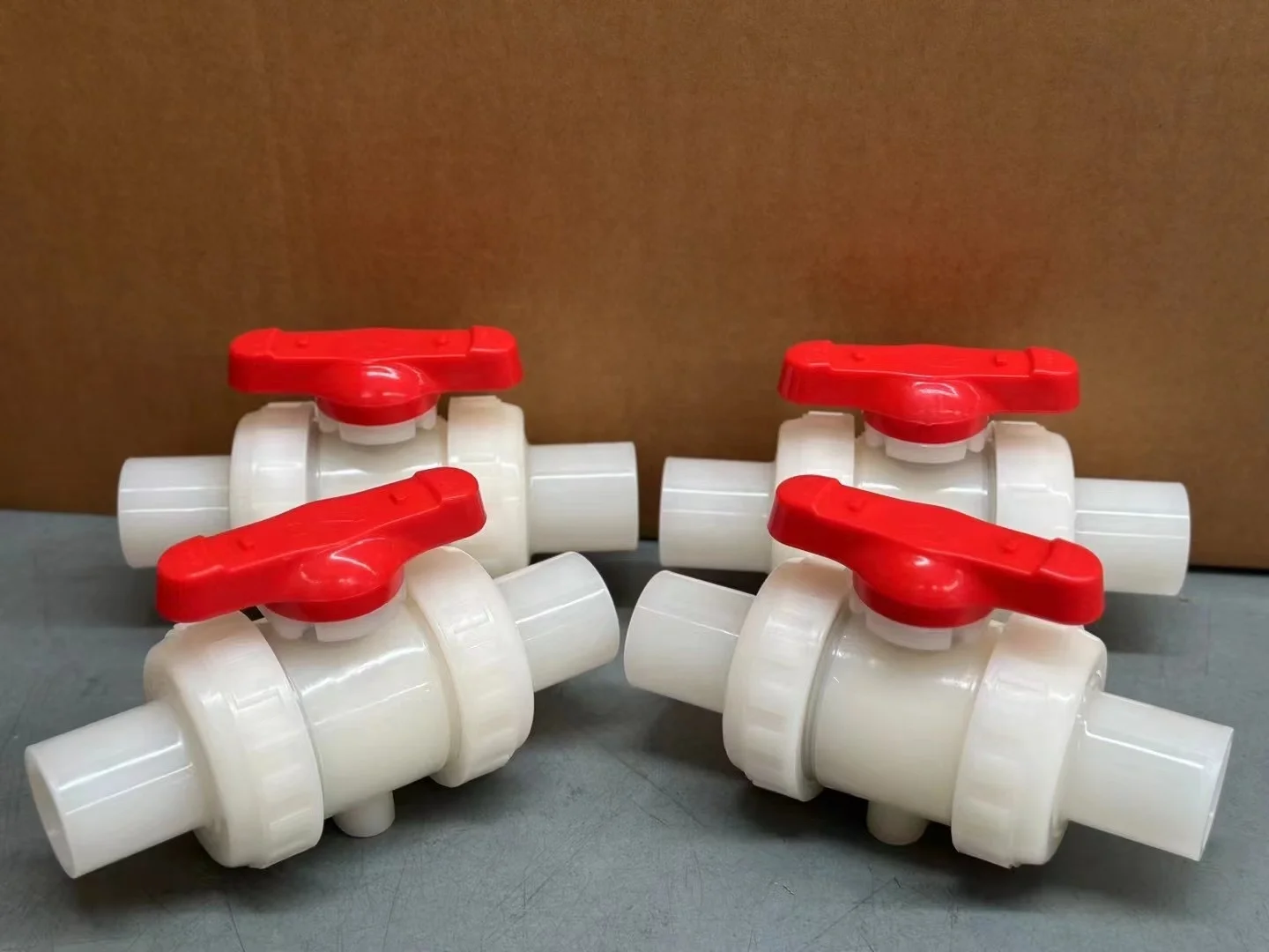 Factory direct sale PVDF/PPH/CPVC/UPVC/RPP socket type true union ball valve for chemical industry or water treatment