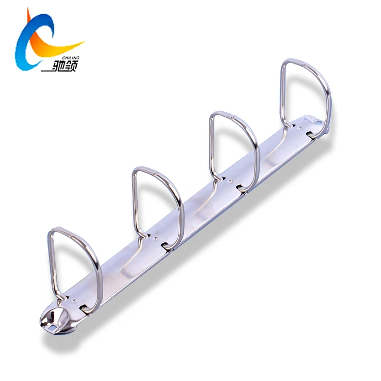 Office metal clips D ring binder 3 ring binder mechanism