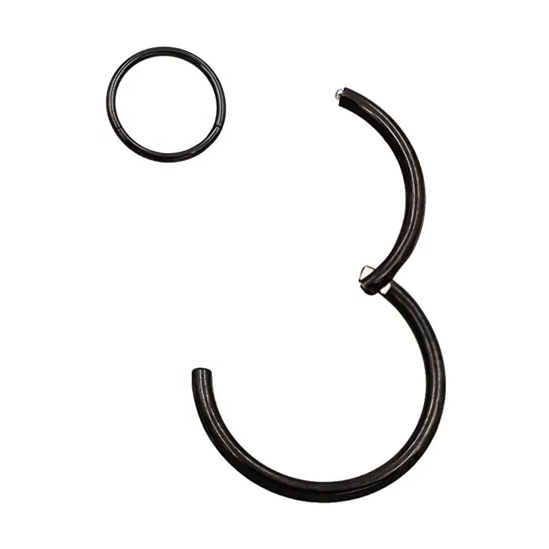 SC Hoop Earrings Nose Rings Septum Nose Piercing Helix Cartilage Rook  316L Surgical  Steel Nose Ring Body Jewelry