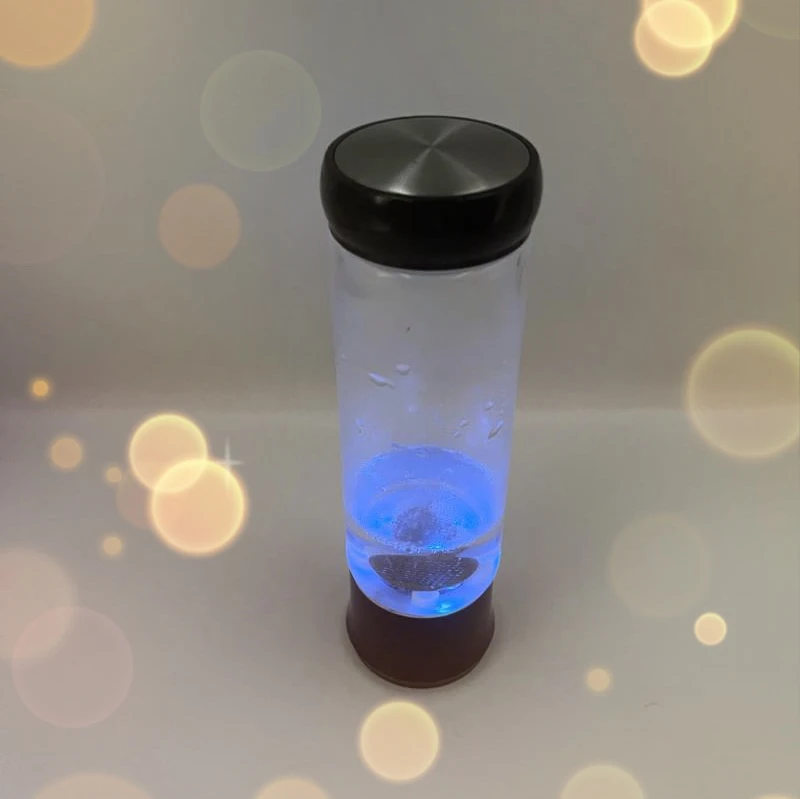 Custom Logo Best SPE PEM Technology Hydrogenated Cup H2 Rich Hydrogen Ion Water Bottle Portable Glass Hydrogen Water Bottle