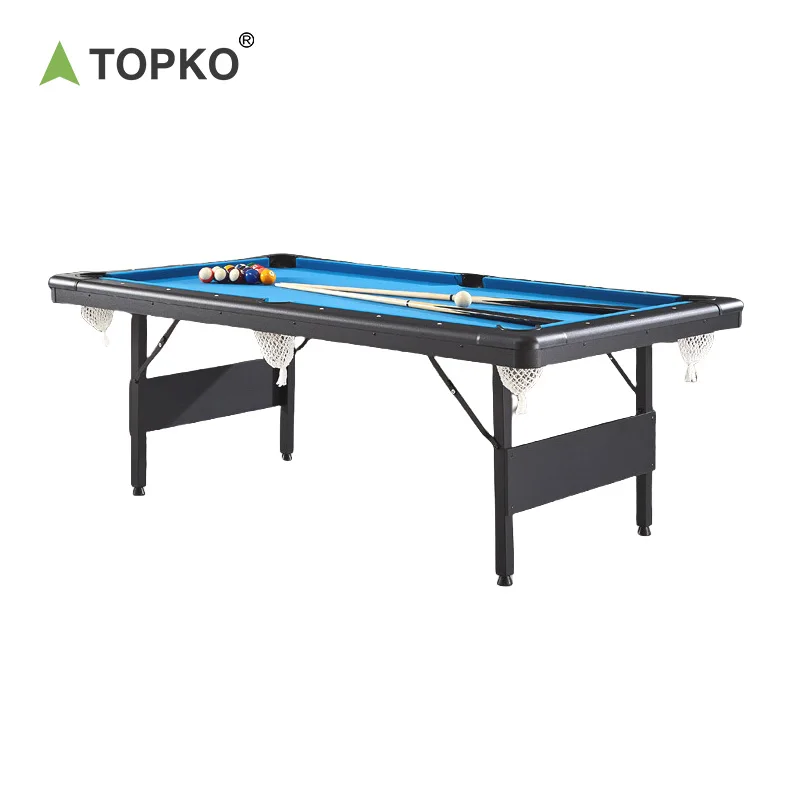 TOPKO Foldable 6 foot 7 foot Billiards Table child Indoor homeuse Entertainment Billiard Table for most people