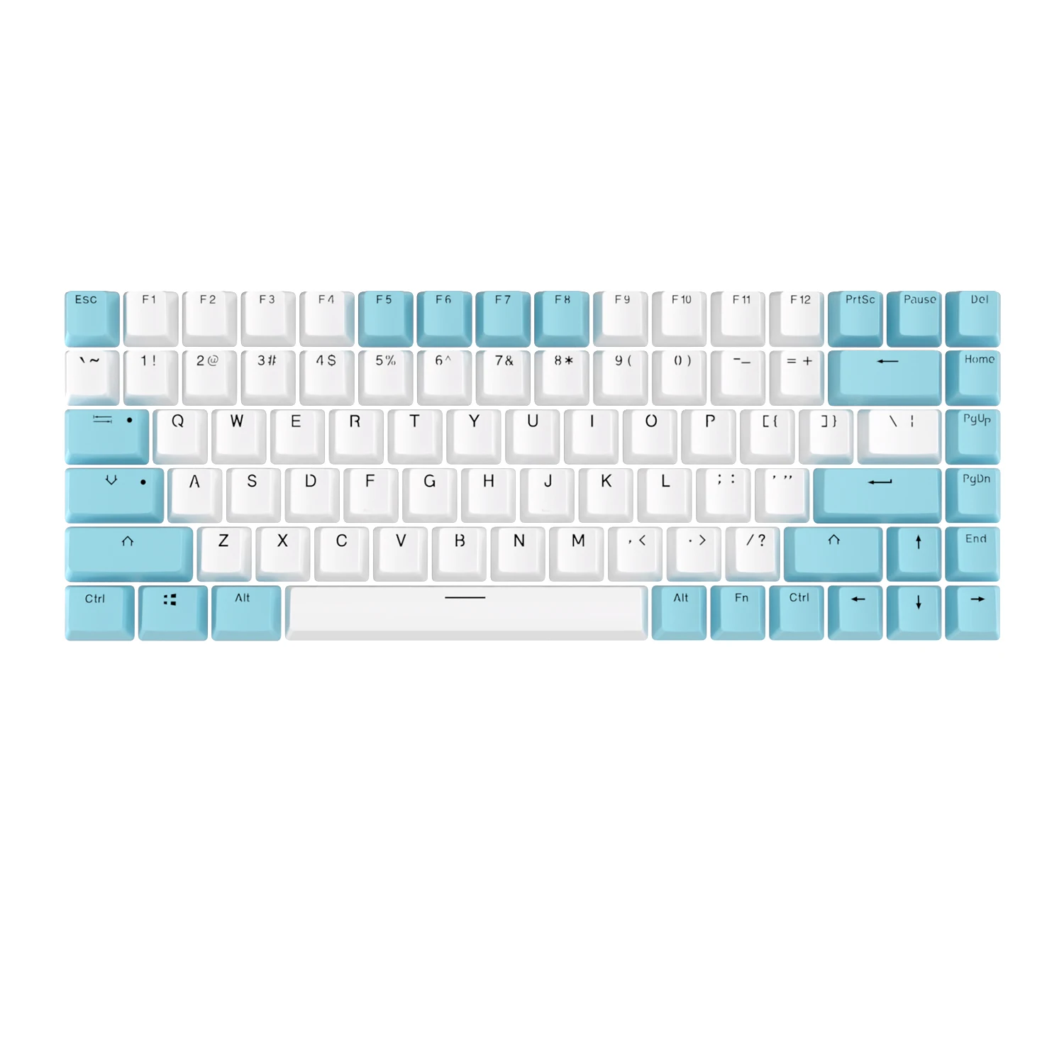 Royal Kludge RK84 pink gamers original height retro injection doubleshot pbt oem mechanical keyboard keycaps set