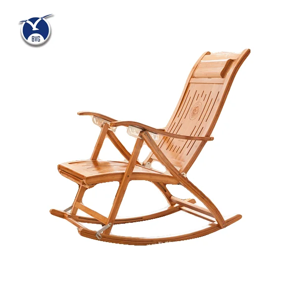 
Wholesale simple design home used foldable recliner comfortable stocked bamboo relaxing chair 