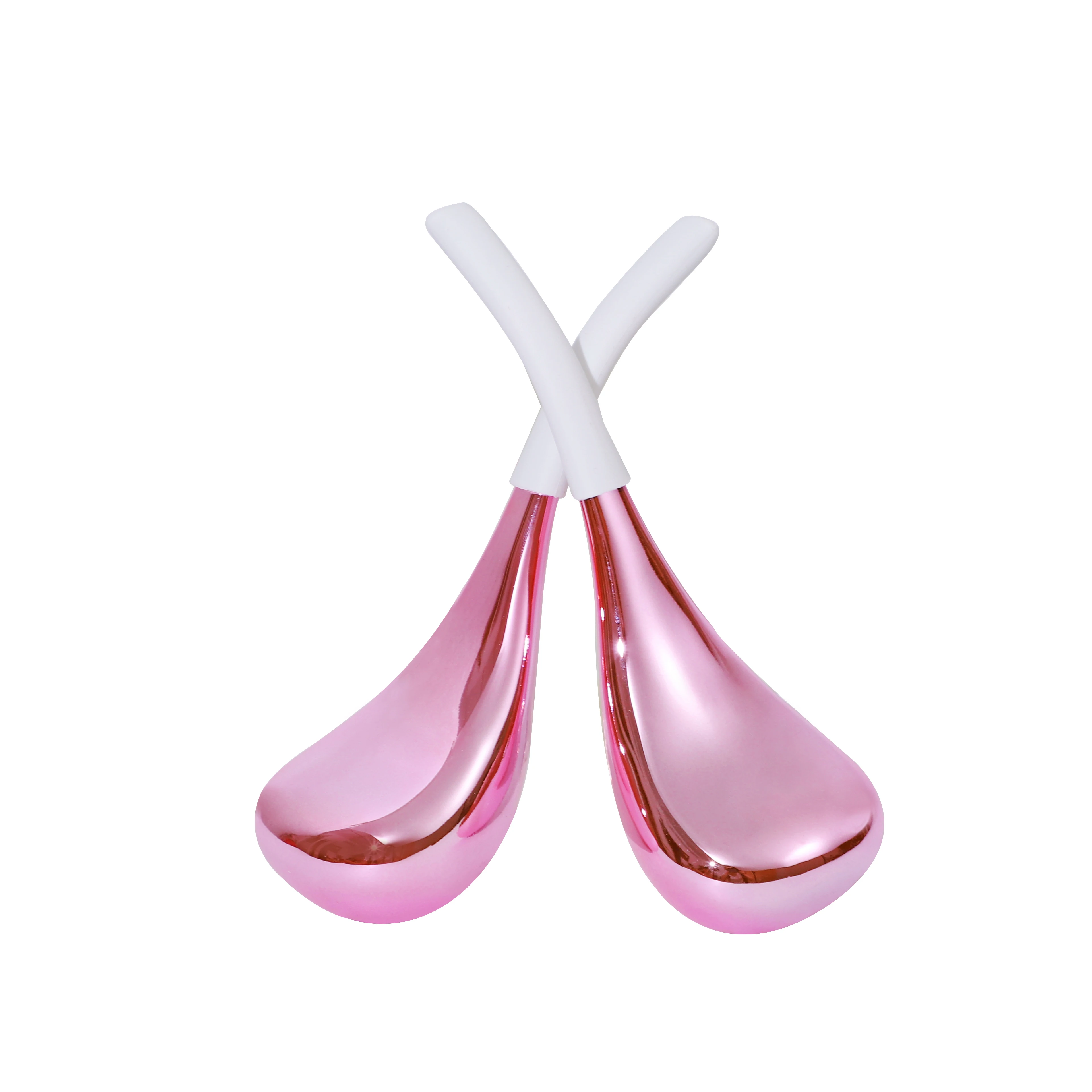 Bright rose gold cryo spoon  FACIAL CRYO STICKS stainless steel cryo balls