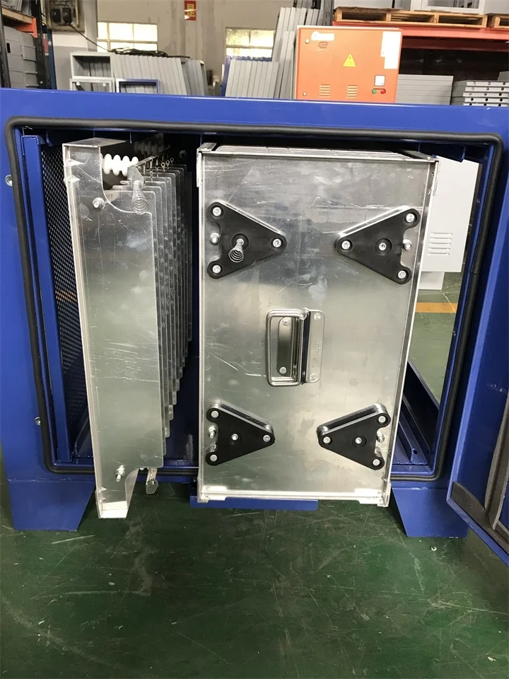 98% removal efficiency commercial kitchen high voltage electrostatic air cleaner